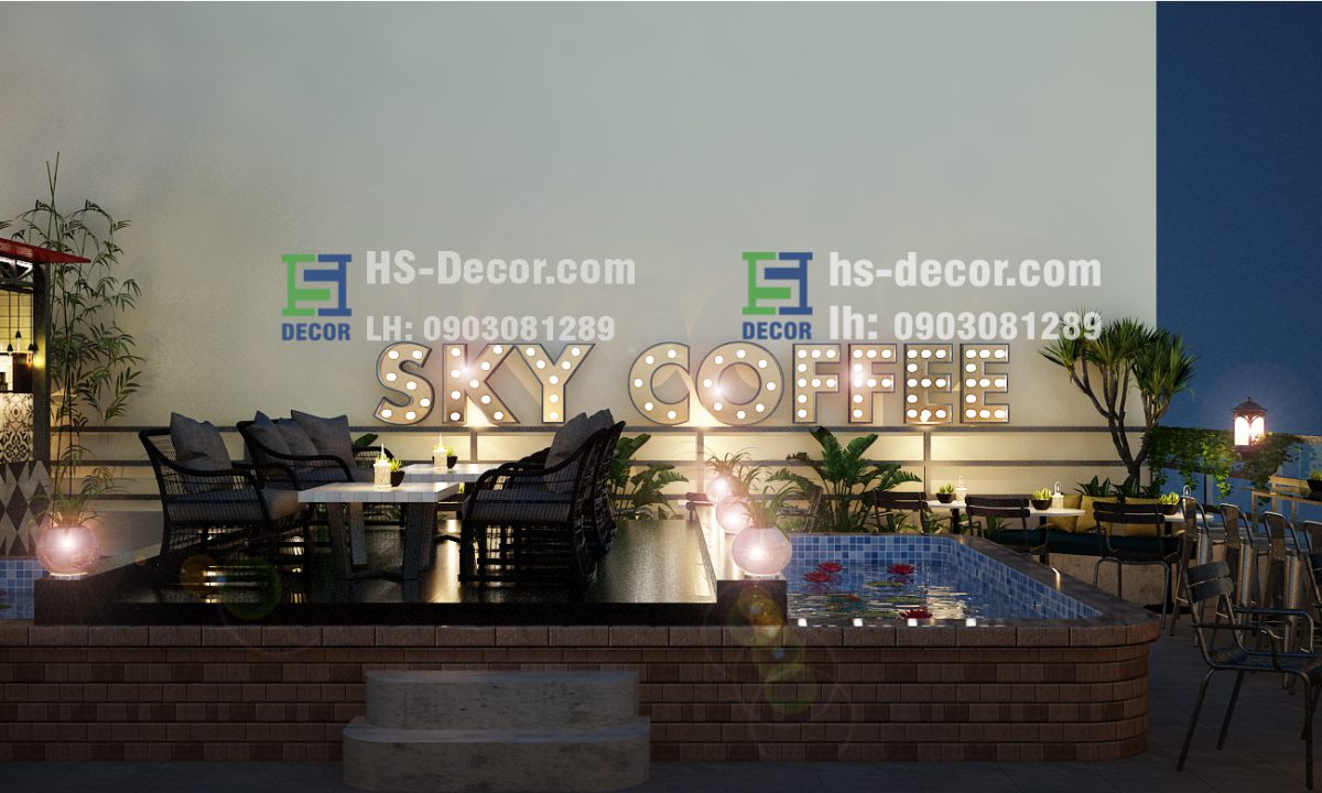 Cafe rooftop Sky Coffee